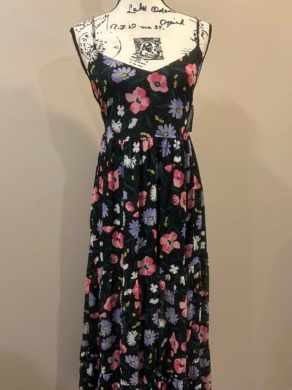 Kate Spade New YorkFloral Toile Tier Cover Up Dress_5